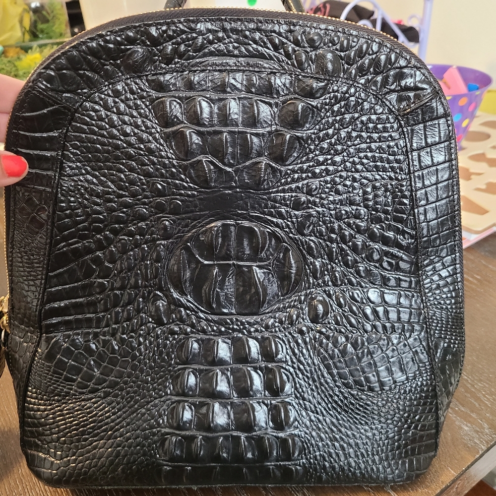 Brahmin black back pack